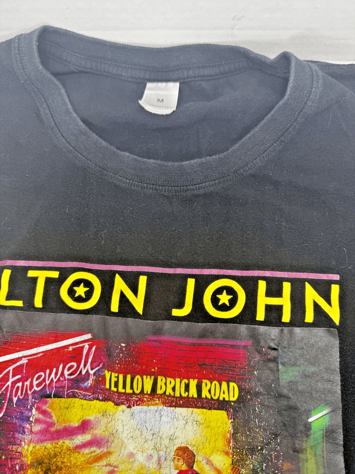 Elton John Farewell Yellow Brick Road Tour T-Shirt 2019-20 M Genuine Concert Tee - Thumbnail 3