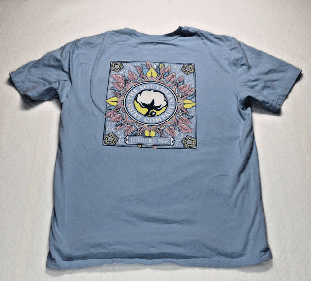 Southern Point Co Shirt Size L Long Sleeve Casual Cotton Shirt - Thumbnail 4