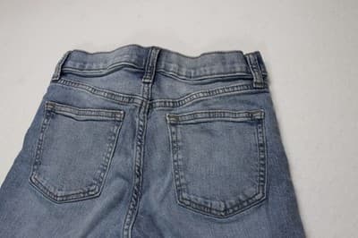 Old Navy Boys Blue Jeans Size 12, Mid Rise SUPER SKINNY - Thumbnail 4