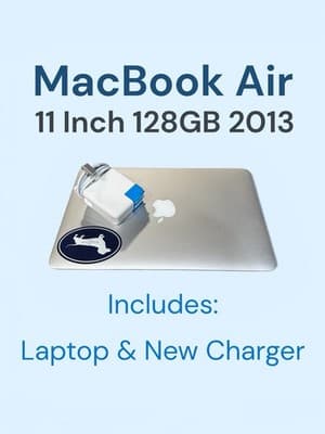 MacBook Air (11-inch, Mid 2013) Model A1465 4GB RAM 128GB SSD - Image 1