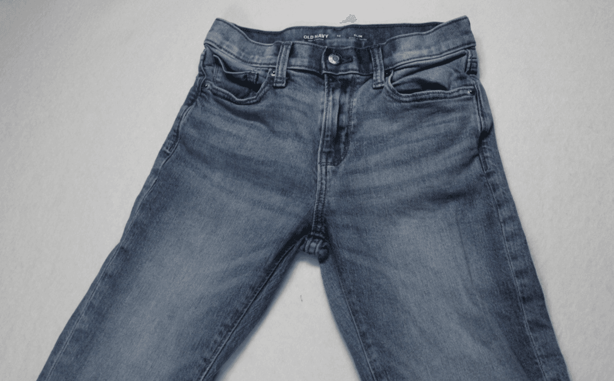 Old Navy Boys Blue Jeans Size 12, Mid Rise SUPER SKINNY - Thumbnail 2