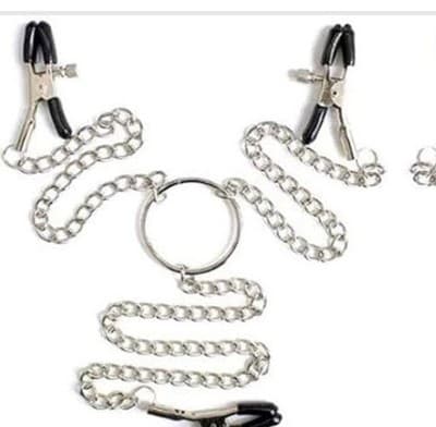 Adjustable Nipple Clamps, Entertainment Clip for Women Non-Piercing Nipplerings - Thumbnail 5