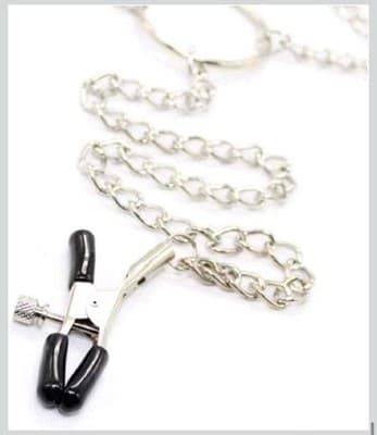Adjustable Nipple Clamps, Entertainment Clip for Women Non-Piercing Nipplerings - Thumbnail 3