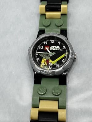 Lego Star Wars Watch Kids Boy 27mm Black Green Yellow Yoda - Thumbnail 2