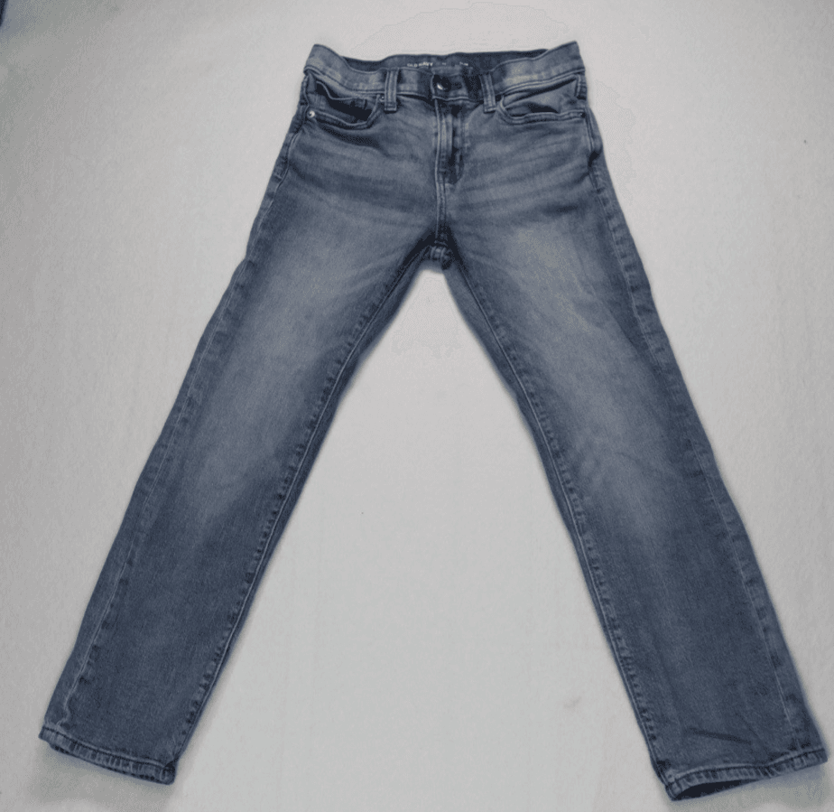 Old Navy Boys Blue Jeans Size 12, Mid Rise SUPER SKINNY - Image 1