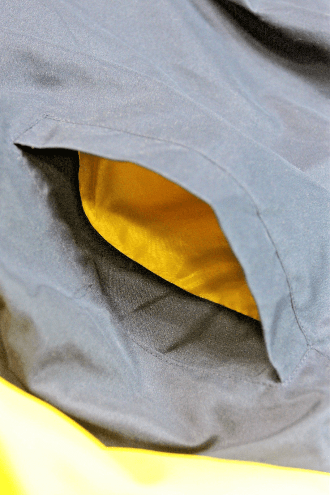 NAVY VTG Windbreaker Pullover Jacket XL College Sports YELLOW NAVY 58Sports - Thumbnail 5