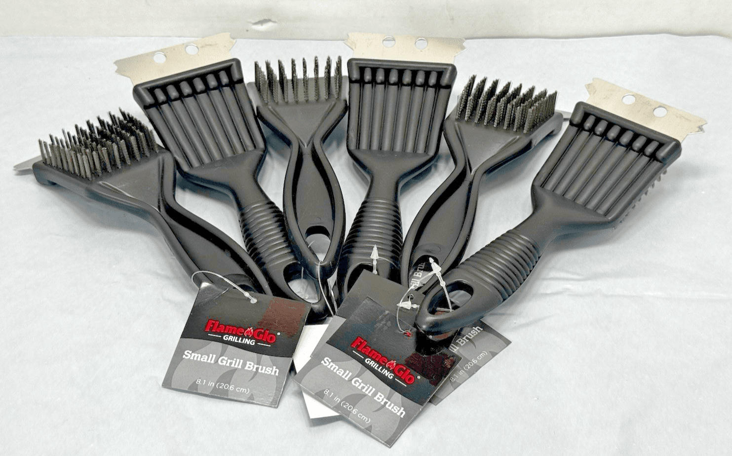 6 Pack Heavy Duty Stainless Steel Grill Brush Grill Cleaner BBQ Ourdoor Scraper - Image 1