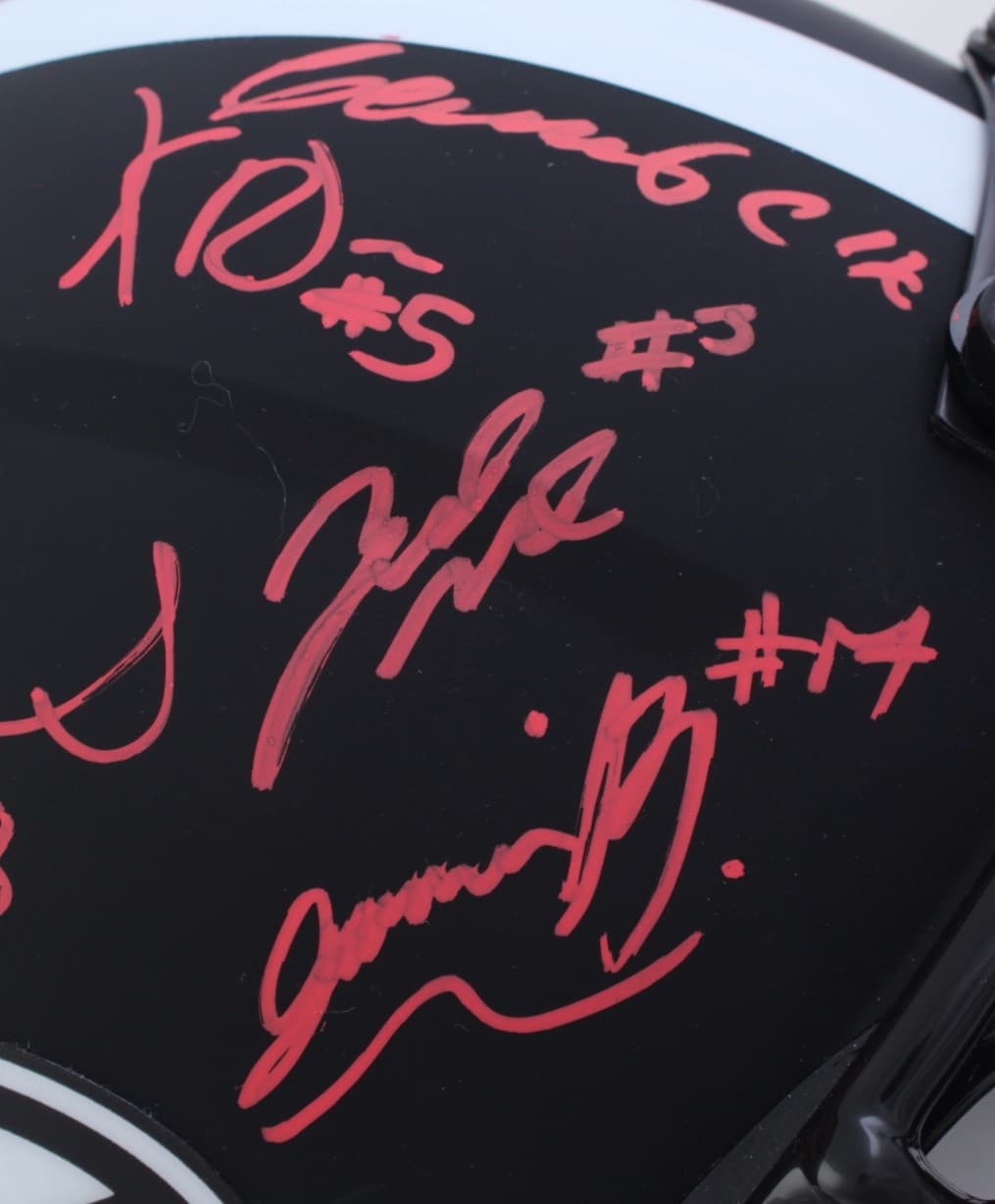 2021 National Champs Helmet Team Signed Eclipse Speed Rep Georgia Bulldogs BAS A - Thumbnail 7