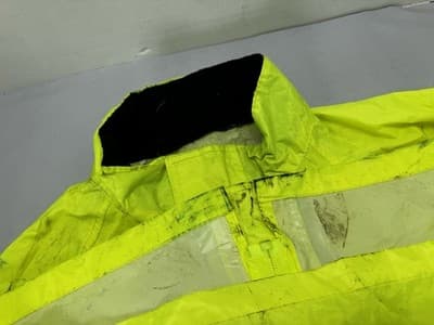 Nelson Rigg Stormrider 2-Piece Rainsuit Hi-Vis Yellow Large See Pics/Condition - Thumbnail 5