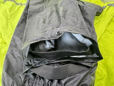 Nelson Rigg Stormrider 2-Piece Rainsuit Hi-Vis Yellow Large See Pics/Condition - Thumbnail 4