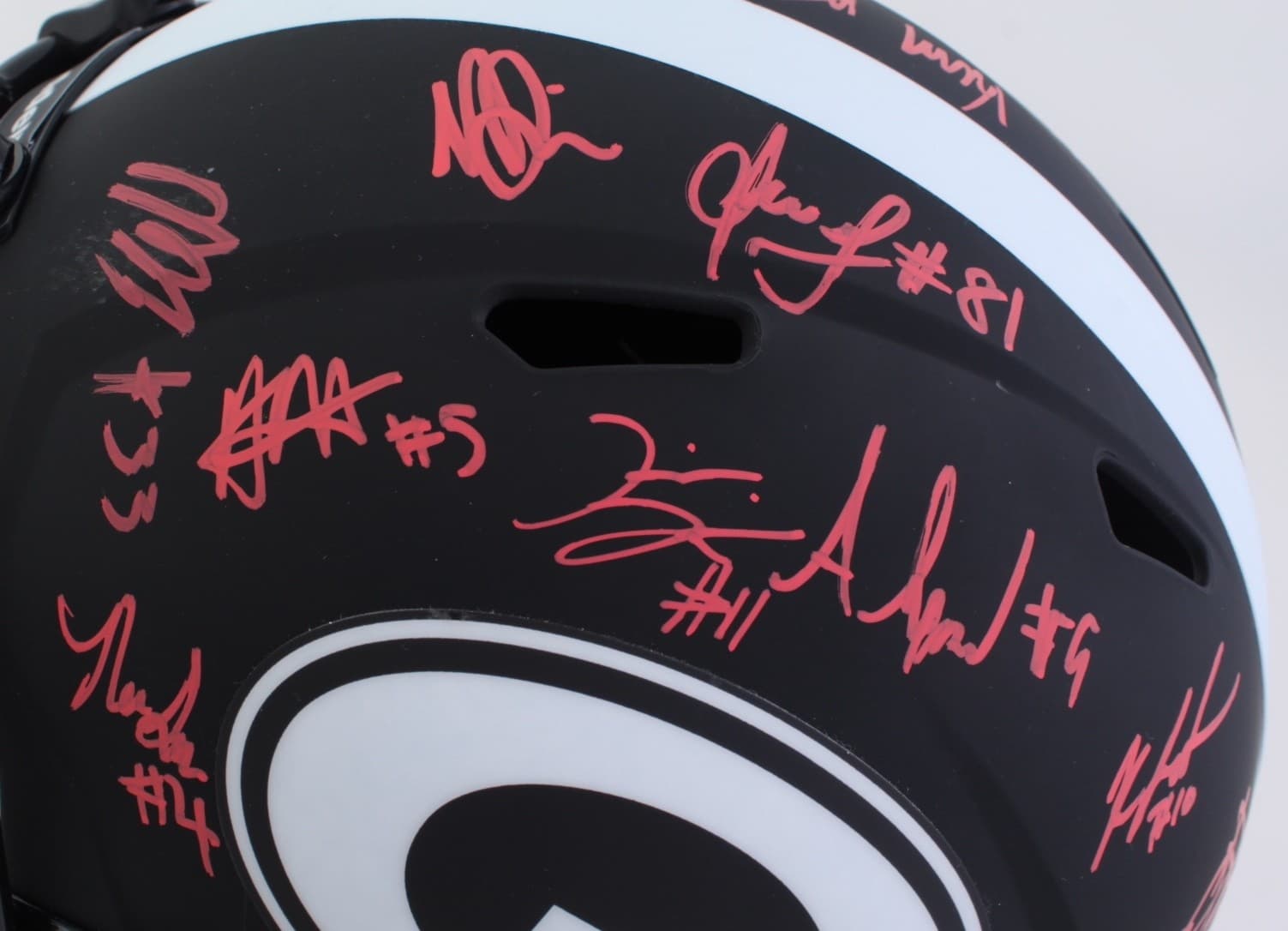 2021 National Champs Helmet Team Signed Eclipse Speed Rep Georgia Bulldogs BAS A - Thumbnail 5