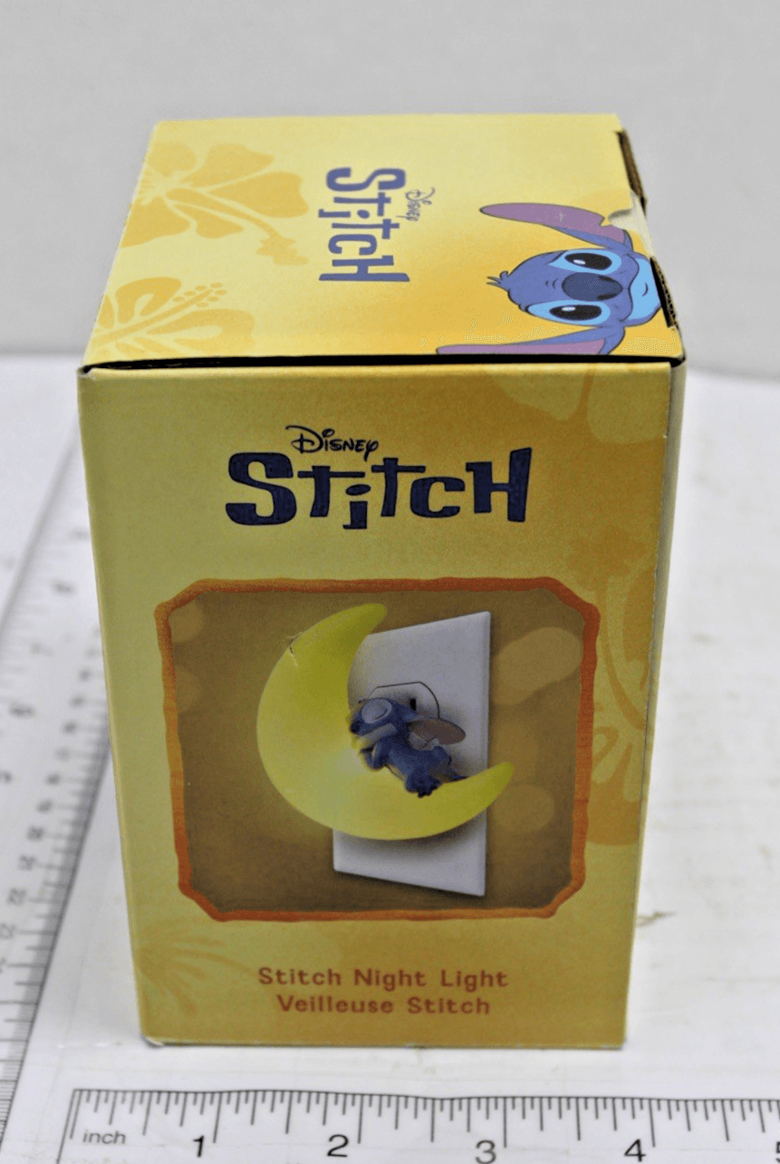 Disney Stitch Night Light For Kids, White Light ON/OFF Switch, Light Sensing NEW - Thumbnail 2