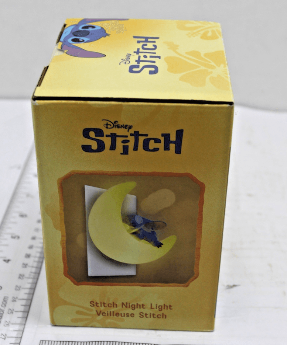 Disney Stitch Night Light For Kids, White Light ON/OFF Switch, Light Sensing NEW - Thumbnail 3