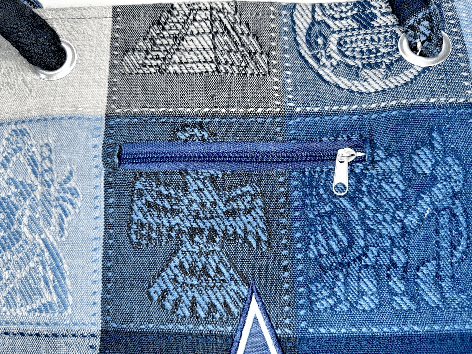 Large Handmade Tote Bag With The Dallas Cowboys Star And Name Sewed Onto It - Thumbnail 2