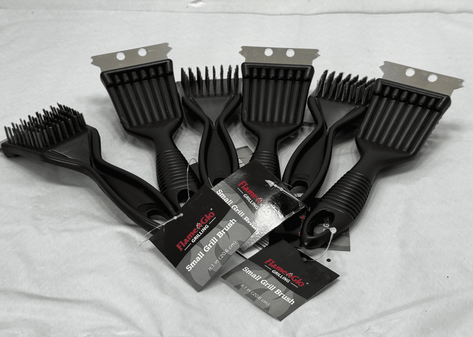 6 Pack Heavy Duty Stainless Steel Grill Brush Grill Cleaner BBQ Ourdoor Scraper - Thumbnail 2