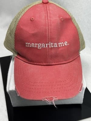 Womens Cap Adams Margarita Me. Distressed Trucker Hats