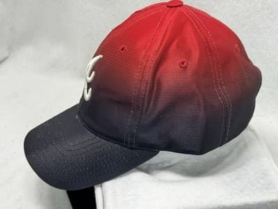 Vintage Atlanta Braves Puma Logo Athletic Ball Cap Hat Genuine Merch Adjustable - Thumbnail 2