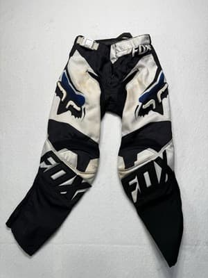 Fox 180 Motocross Pants Black/White Size 6-22 Motocross Racing Pants MX Dirt Kid - Image 1