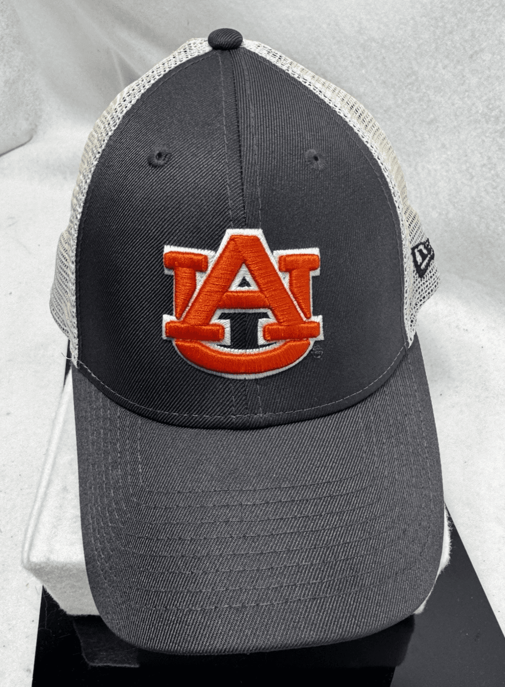 New Era Auburn Tigers Hat Cap Fitted Medium OSFA Navy / Orange 39thirty NCAA - Image 1