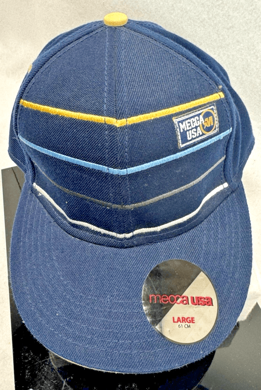 Mecca USA Hat Large Navy Blue New Fitted Large