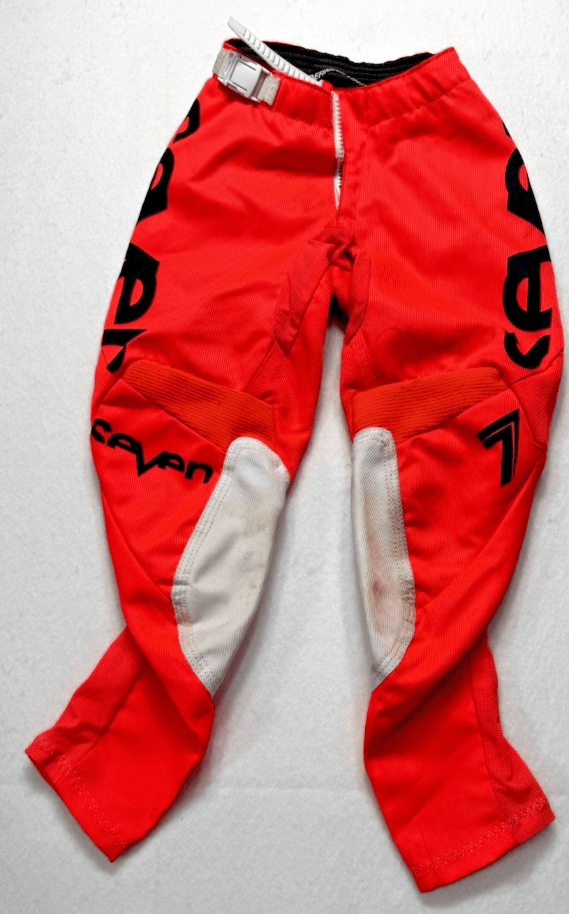 Fox Racing Pants Youth 18 Orange Black 180 Motocross MX Dirt Bike Off Road - Image 1