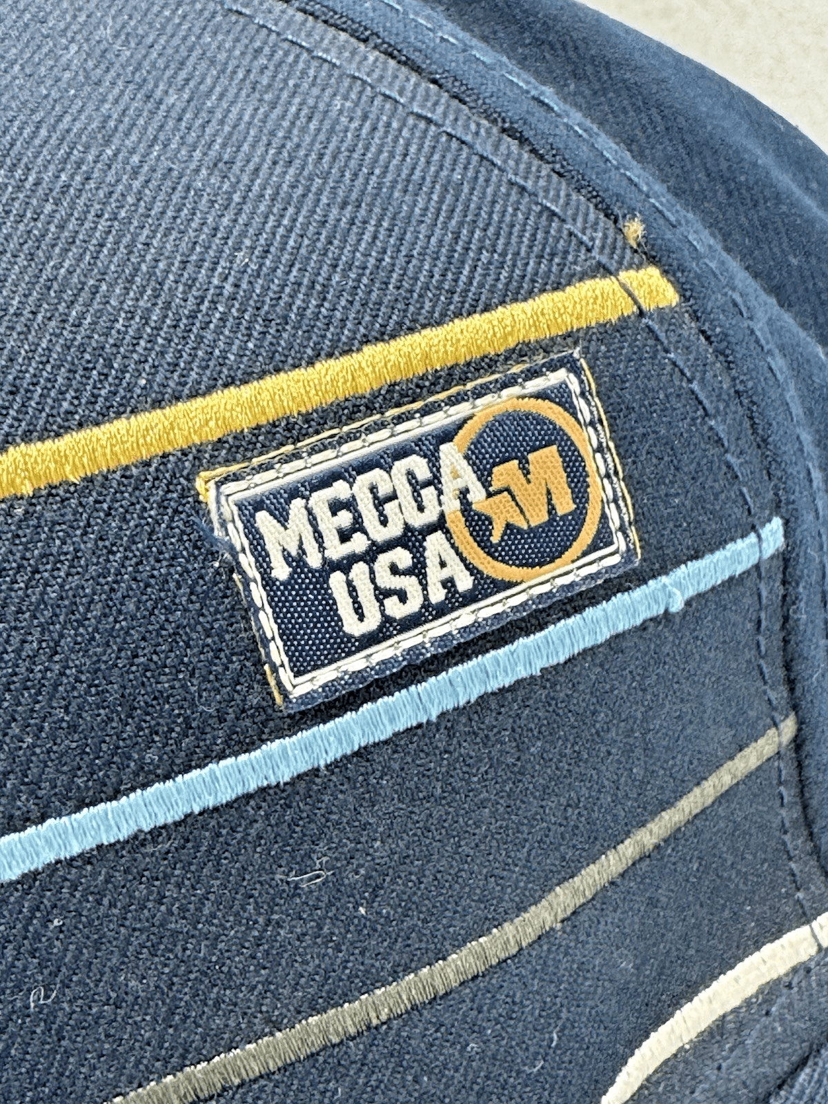 Mecca USA Hat Large Navy Blue New Fitted Large - Thumbnail 3