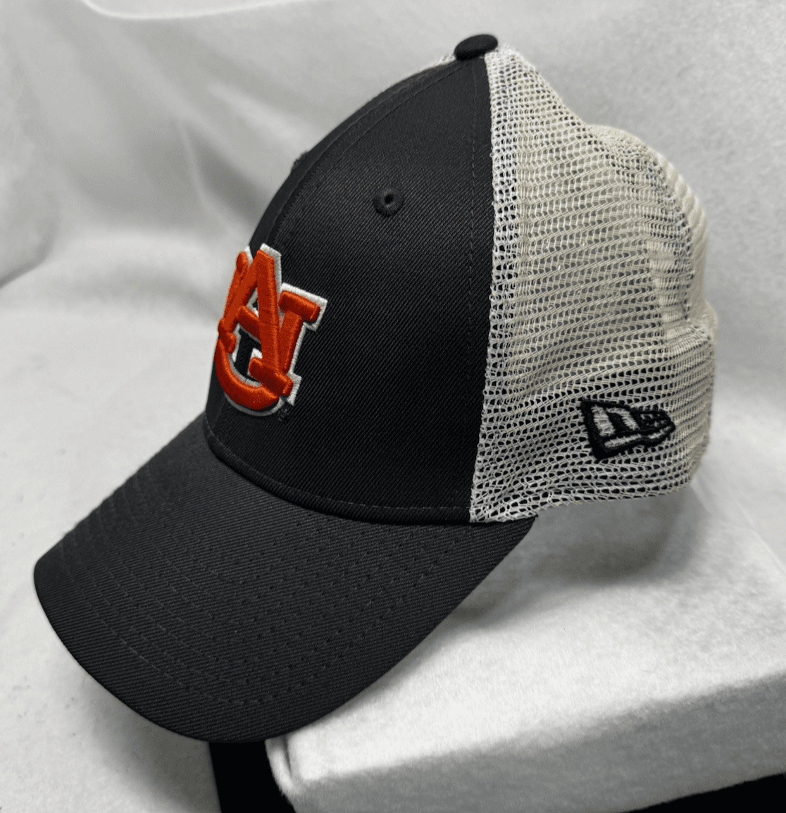 New Era Auburn Tigers Hat Cap Fitted Medium OSFA Navy / Orange 39thirty NCAA - Thumbnail 2