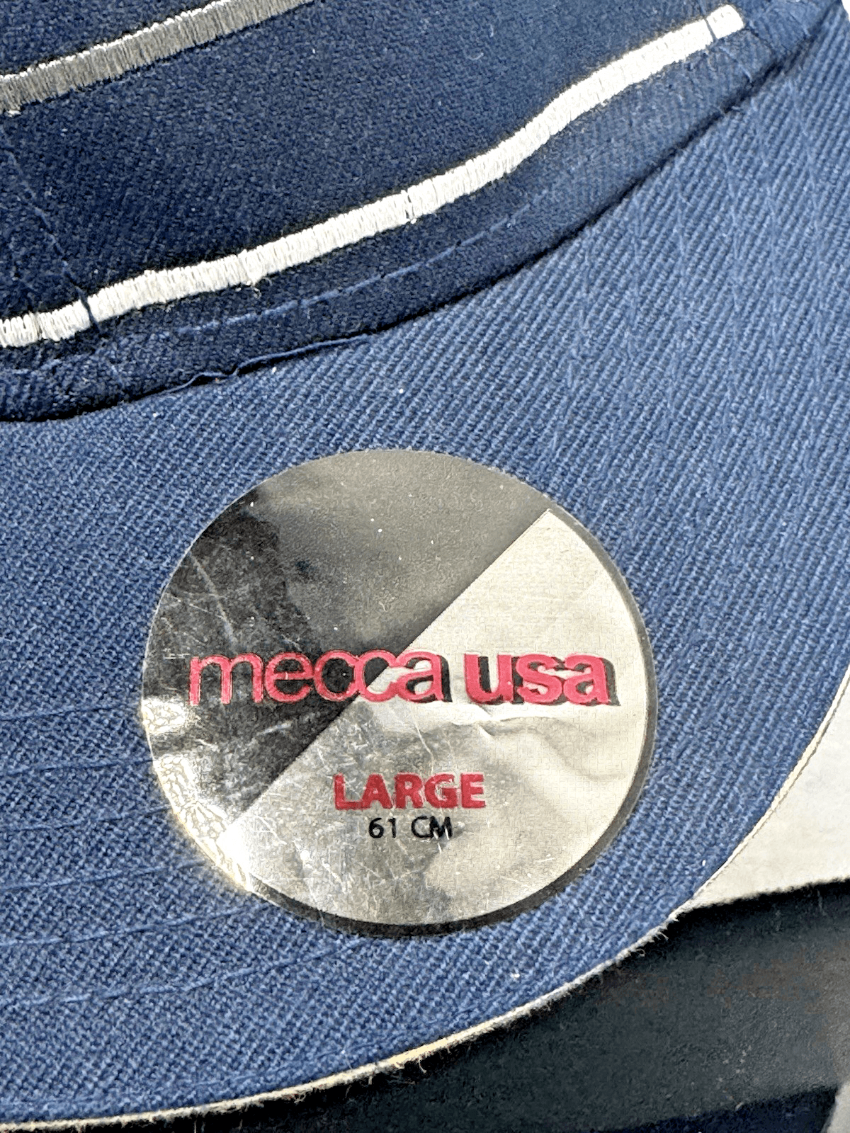 Mecca USA Hat Large Navy Blue New Fitted Large - Thumbnail 2