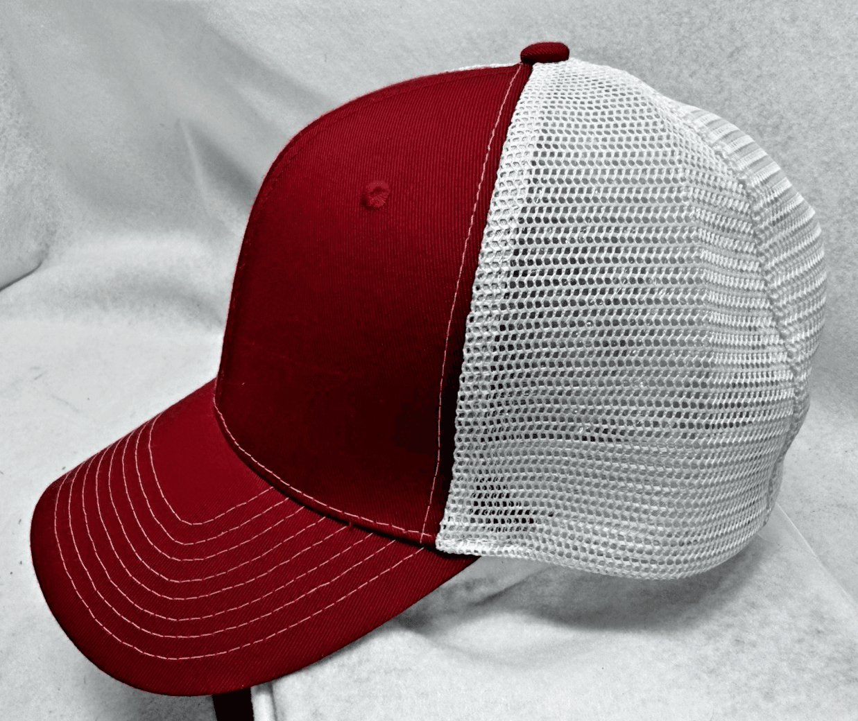 SweetCaps Trucker Style Hat Mesh Back Baseball Plain Blank Cap One Size Fits ALL - Thumbnail 2