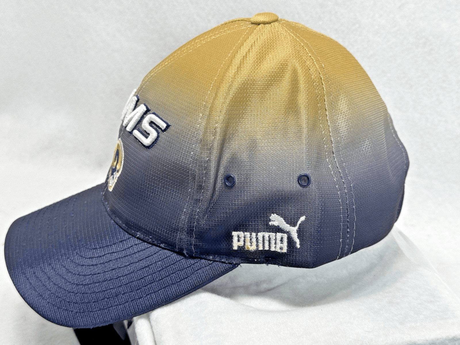 Puma NFL Pro Line Los Angeles Rams Strapback Hat Cap One Size - Thumbnail 2
