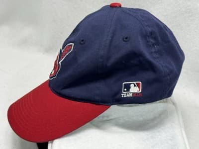 Cleveland Indians Hat Cap Strap Back Chief Wahoo MLB Baseball Adult OSFA - Thumbnail 2