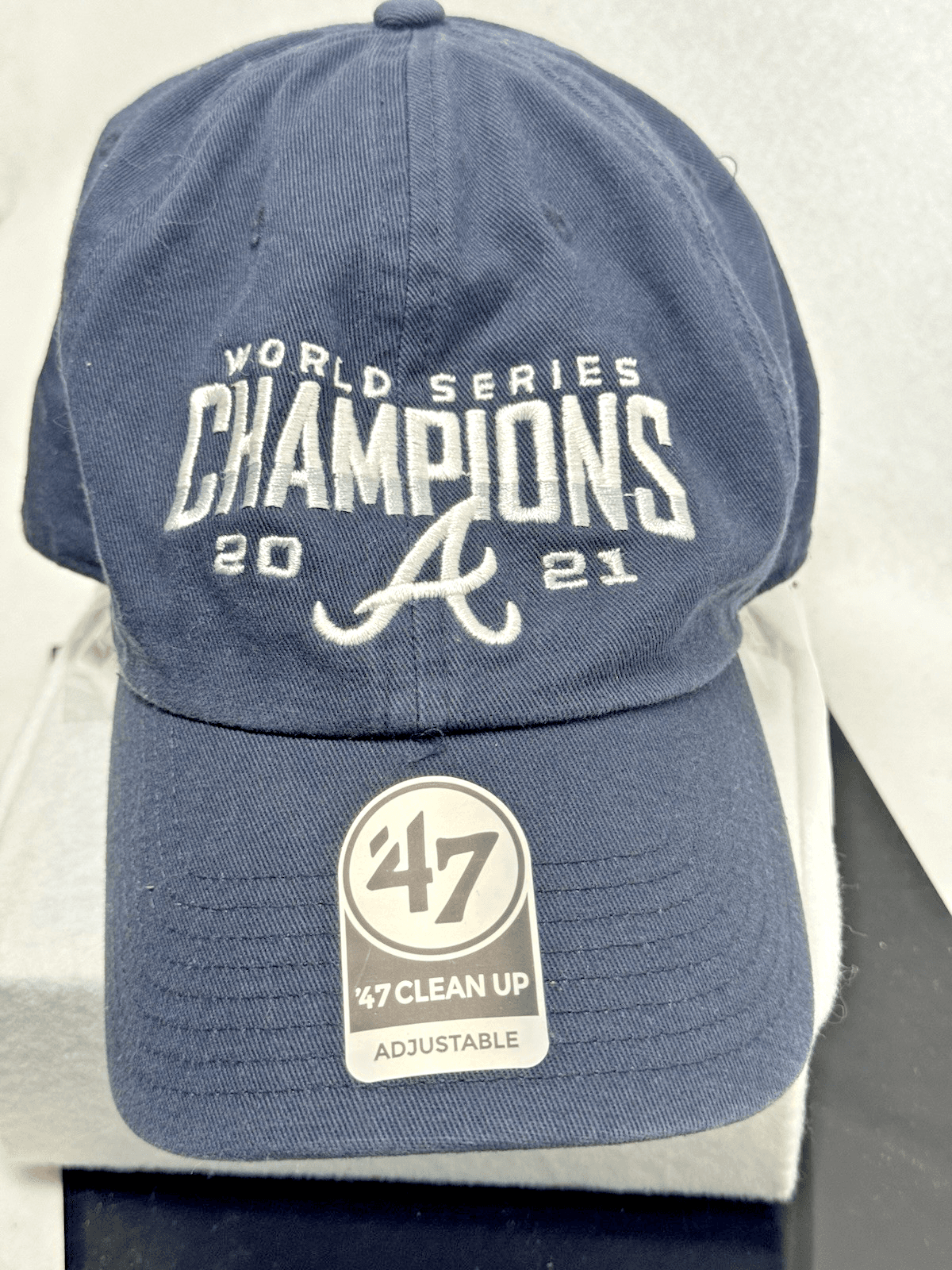 New 2021 ‘47 World Series Champions Atlanta Braves Navy Hat Ball Cap OSFA