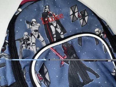 Pottery Barn Kids Star Wars The 1st Order Mini Pre-K Toddler Size Backpack LUKE - Thumbnail 2