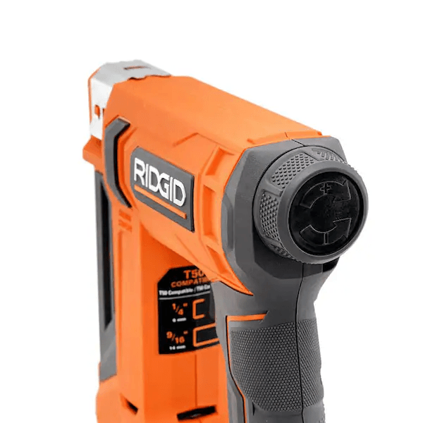 RIDGID Narrow Crown Stapler 3/8 18V Brushless Cordless TOOL ONLY R09897B - Thumbnail 4
