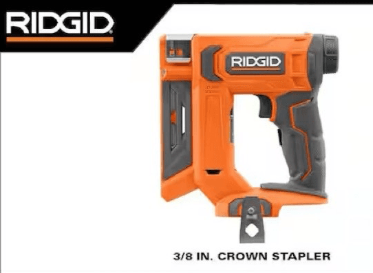 RIDGID Narrow Crown Stapler 3/8 18V Brushless Cordless TOOL ONLY R09897B - Thumbnail 8