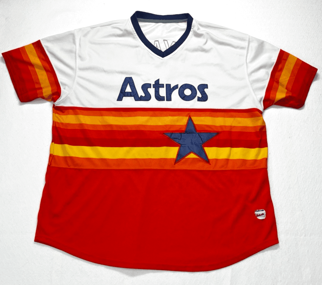 Vintage Houston Astros Nolan Ryan Collection MLB Jersey Men’s Size ? See Pics - Image 1