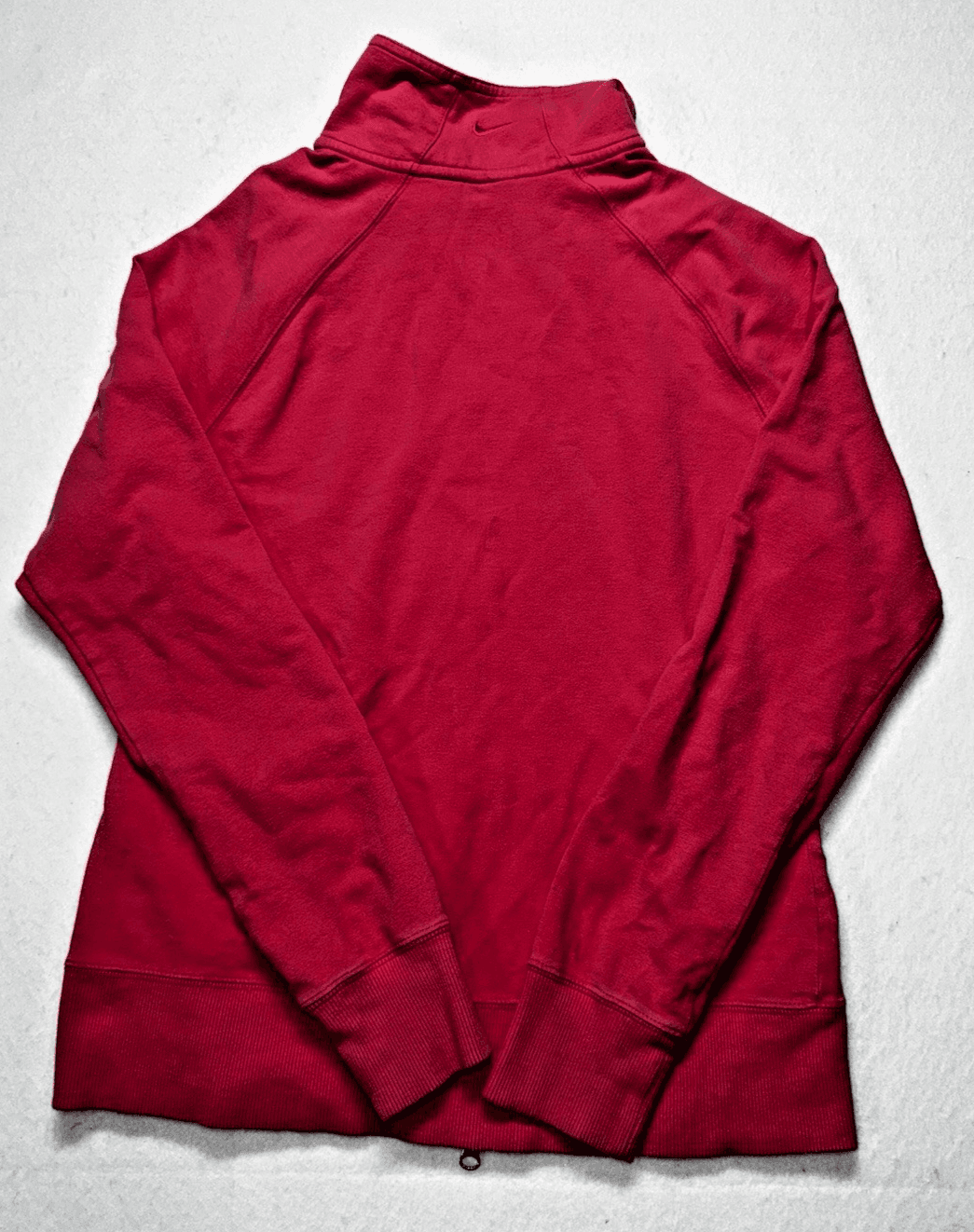 Nike Women’s Fuscia Hot Pink Full Zip Cotton Jacket Pockets Size L - Thumbnail 5
