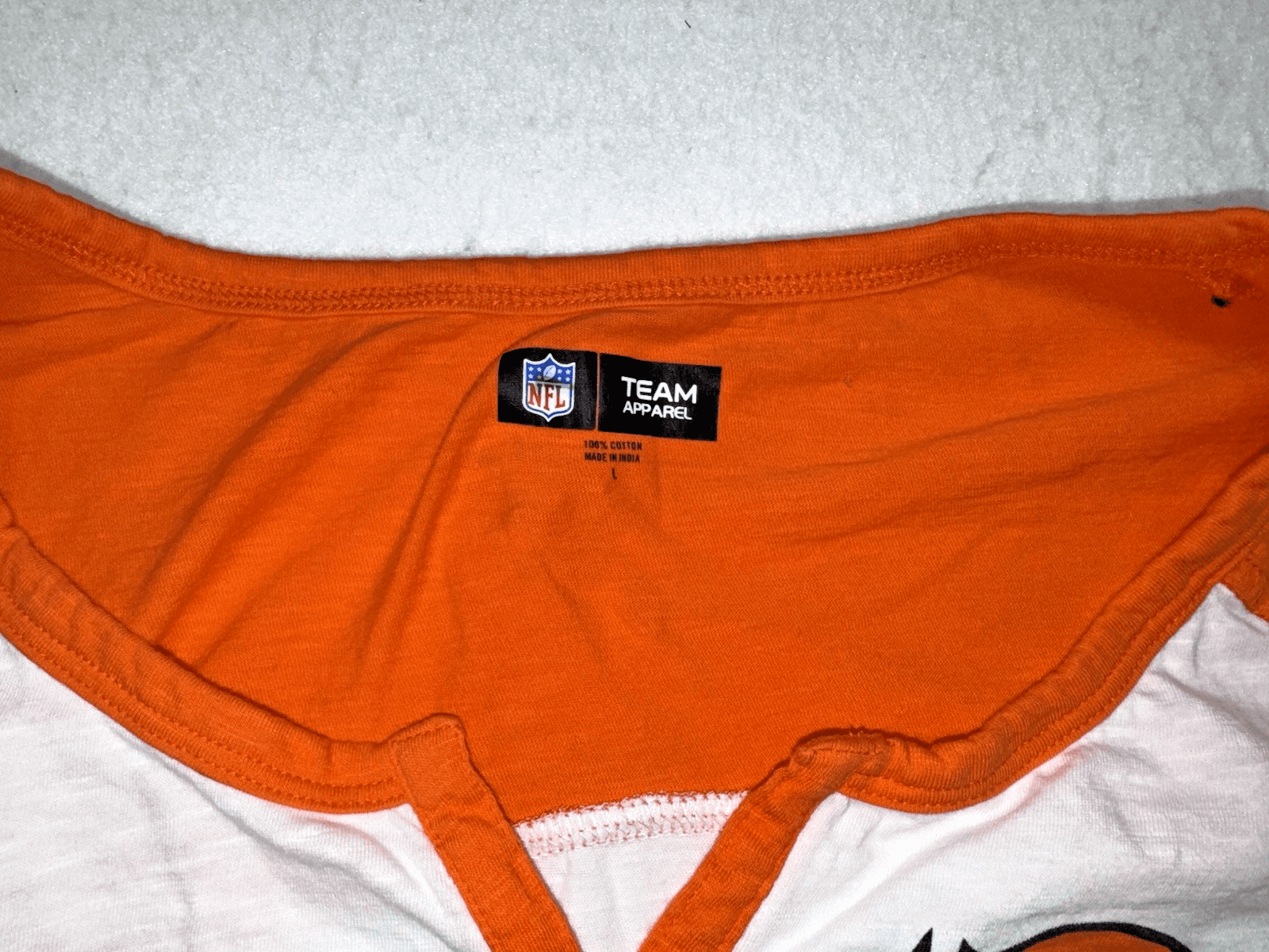 NFL TEAM APPARREL Women's Girls NFL Denver Broncos Football Shirt (L) Sequence - Thumbnail 4