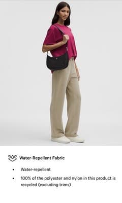 Lululemon City Essentials Shoulder Bag 3L Monogram Jacquard NWT - Thumbnail 5