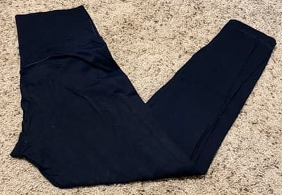 OFFLINE by Aerie Real Me XTRA 7/8 High-Rise Buttery Soft Black Leggings Size M