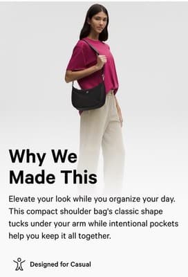 Lululemon City Essentials Shoulder Bag 3L Monogram Jacquard NWT - Thumbnail 6