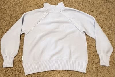 OFFLINE By Aerie Cool Down Quarter Zip Sweater Size: Small Color: Light Blue - Thumbnail 2