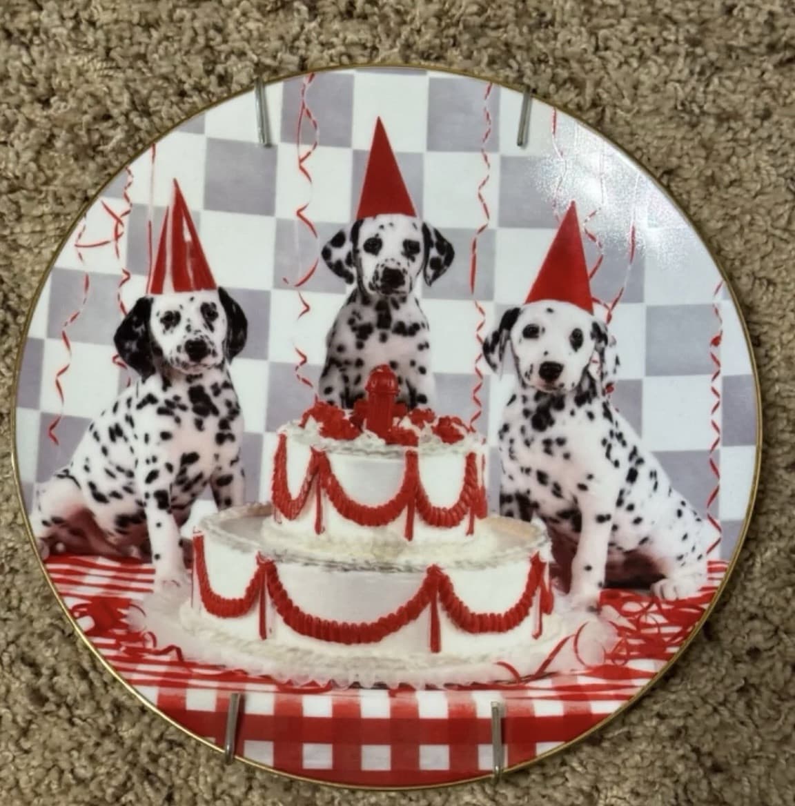 Hamilton Collection "Dalmatian Celebration" “Dalmatians Celebration” Plate 2241A