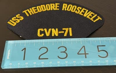 USS THEODORE ROOSEVELT CVN-71 US Navy Patch #859 - Thumbnail 2