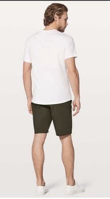 Lululemon Commission Short Slim *Chino 9" Color: Dark Olive Size: 32 - Thumbnail 3