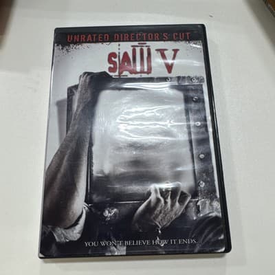 Saw V (DVD, Unrated Directors Cut, 2008)