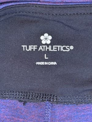 Tuff Athletics Women’s Stretch Leggings in a purple/blue heathered color Large - Thumbnail 5