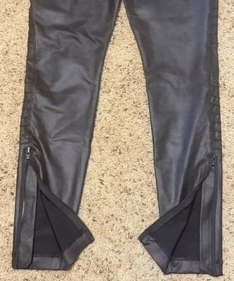 Athleta Delancey Moto Tight Leggings Track Pants Size:XS Color: Black (598323) - Thumbnail 3