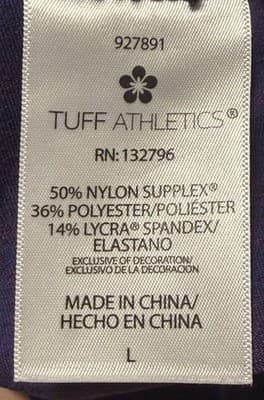Tuff Athletics Women’s Stretch Leggings in a purple/blue heathered color Large - Thumbnail 7