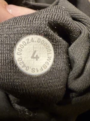 NWT Lululemon Sheer Cotton Ribbed Tank Top Color: Black Night Size: XS (W1FCOS) - Thumbnail 7